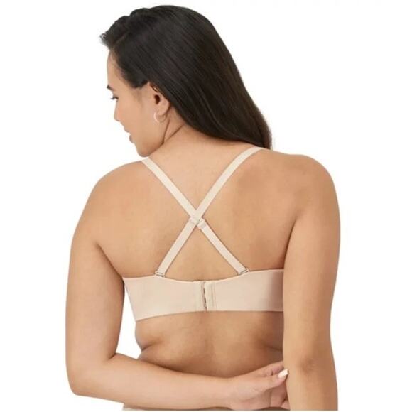 Maidenform Women's Strapless Lift Underwire Bra SN0004 - Nude 40D - Picture 4 of 9